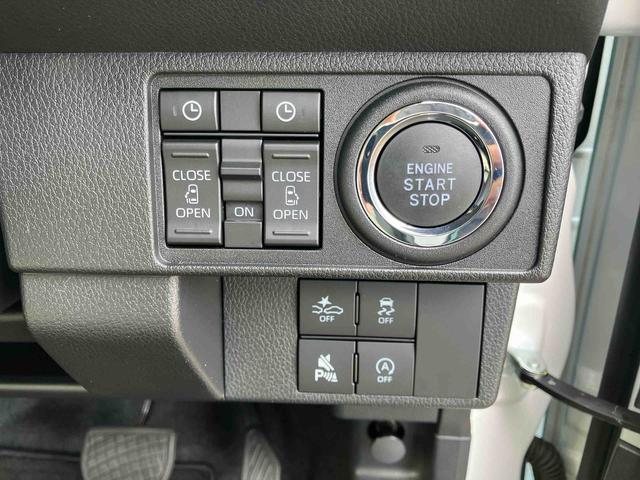 ムーヴキャンバス ストライプスＧ　スマアシ／プッシュボタンスタート／コーナーセンサー／オートライト／ＬＥＤヘッドランプ／フロントフォグランプ／オートエアコン／キーフリー／シートリフタ＆チルトステアリング／取扱説明書＆整備記録簿（9枚目）