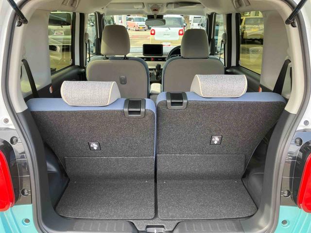 ムーヴキャンバス ストライプスＧ　スマアシ／プッシュボタンスタート／コーナーセンサー／オートライト／ＬＥＤヘッドランプ／フロントフォグランプ／オートエアコン／キーフリー／シートリフタ＆チルトステアリング／取扱説明書＆整備記録簿（18枚目）