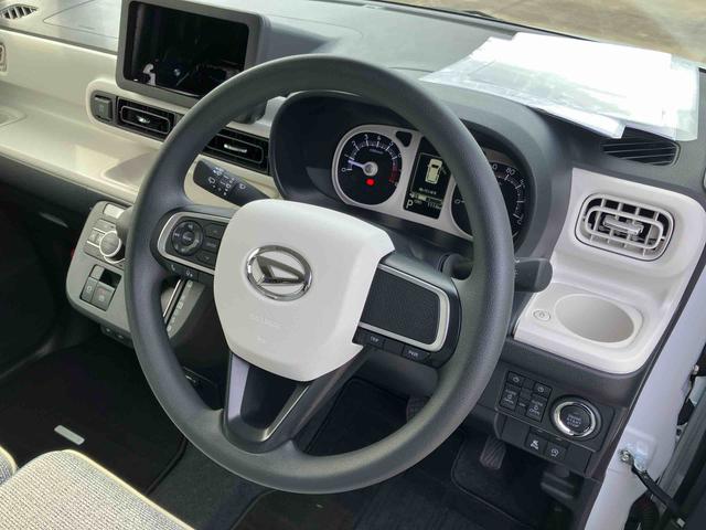 ムーヴキャンバス ストライプスＧ　スマアシ／プッシュボタンスタート／コーナーセンサー／オートライト／ＬＥＤヘッドランプ／フロントフォグランプ／オートエアコン／キーフリー／シートリフタ＆チルトステアリング／取扱説明書＆整備記録簿（46枚目）