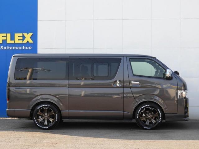 スーパーGL ダークプライムII 新車/BIG-X11インチフローティングナビ FLEXフロントリップ/オーバーフェンダー アーバンワイルド17インチ グッドイヤーナスカータイヤ FLEXフルLEDテール パノラミックビューモニター(6枚目)