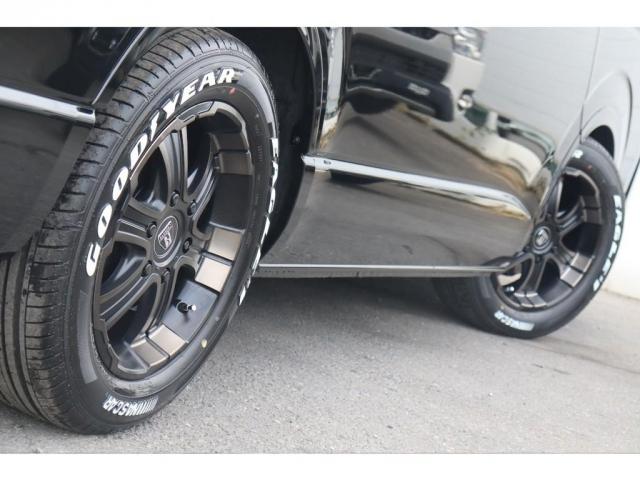 GL ロング 新車/内装架装Ver1 アルパイン11インチフローティングナビ/フリップダウンモニター AVESTウィンカーミラー プレステージLEDテール 1.5インチダウン(17枚目)