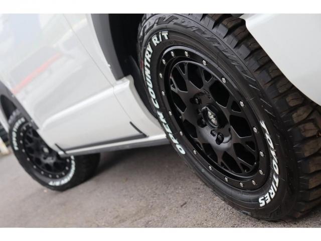 スーパーGL ダークプライムII 4WD オフロードパッケージ/ブラックエディション BIG-X11インチ JAOSオーバーフェンダー 高さ調整式ベットキット オフロードスタイルフロントガード エクストリーム16インチAWTOYO(19枚目)