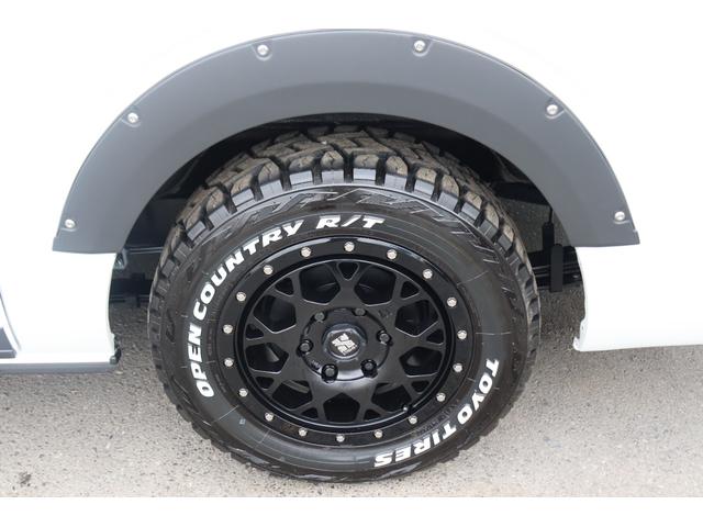 スーパーGL ダークプライムII 4WD オフロードパッケージ/ブラックエディション BIG-X11インチ JAOSオーバーフェンダー 高さ調整式ベットキット オフロードスタイルフロントガード エクストリーム16インチAWTOYO(26枚目)
