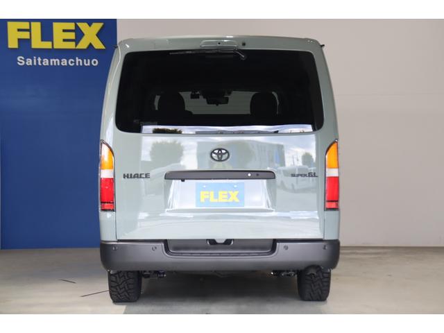 ハイエースバン ロングスーパーGL アースカラーパッケージ ブラックエディション仕様 BIG-X11インチナビ デジタルインナーミラー LEDヘッドライト 助手席エアバック ブラウンベットキット/シートカバー アルミタイヤ LEDテール(65枚目)