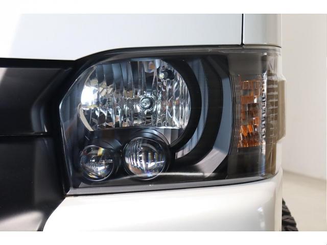 ハイエースワゴン ＧＬ　買取直販　床張り施工済み　ブラックエディション仕様　バンパーガード　ＦＬＥＸオーバーフェンダー　ＬＥＤテール　ＮＴ－１　１６インチＡＷ／ＴＯＹＯオープンカントリータイヤ　フルセグナビ／フリップダウン（7枚目）