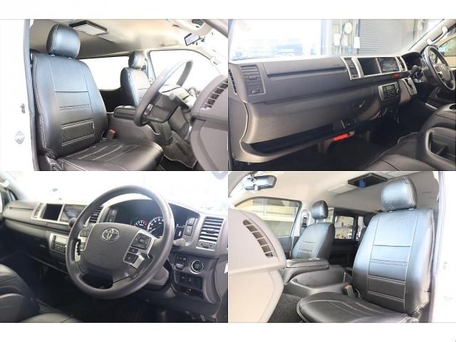 ハイエースワゴン ＧＬ　買取直販　床張り施工済み　ブラックエディション仕様　バンパーガード　ＦＬＥＸオーバーフェンダー　ＬＥＤテール　ＮＴ－１　１６インチＡＷ／ＴＯＹＯオープンカントリータイヤ　フルセグナビ／フリップダウン（10枚目）