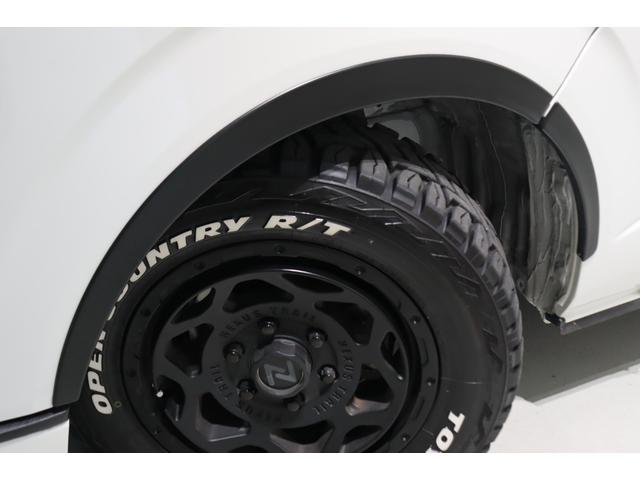 ハイエースワゴン ＧＬ　買取直販　床張り施工済み　ブラックエディション仕様　バンパーガード　ＦＬＥＸオーバーフェンダー　ＬＥＤテール　ＮＴ－１　１６インチＡＷ／ＴＯＹＯオープンカントリータイヤ　フルセグナビ／フリップダウン（44枚目）