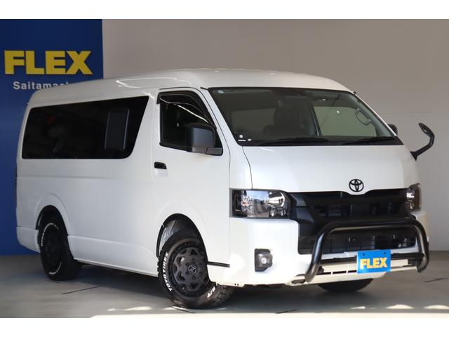 ハイエースワゴン ＧＬ　買取直販　床張り施工済み　ブラックエディション仕様　バンパーガード　ＦＬＥＸオーバーフェンダー　ＬＥＤテール　ＮＴ－１　１６インチＡＷ／ＴＯＹＯオープンカントリータイヤ　フルセグナビ／フリップダウン（51枚目）