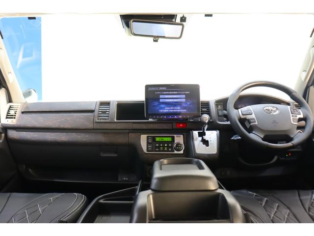 ハイエースワゴン ＧＬ　ロング　ファインテックツアラー　４キャプテンシート　両側自動ドア　アルパインＢＩＧＸ１１インチナビ　１２．８インチ後席モニター　ＥＴＣ２．０　ＨＤＭＩ端子　新品アルミホイール　ＬＥＤテール　デジタルインナーミラー　パノラミックビュー（29枚目）