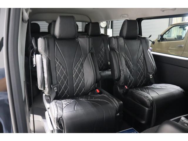 ハイエースワゴン ＧＬ　ロング　ファインテックツアラー　４キャプテンシート　両側自動ドア　アルパインＢＩＧＸ１１インチナビ　１２．８インチ後席モニター　ＥＴＣ２．０　ＨＤＭＩ端子　新品アルミホイール　ＬＥＤテール　デジタルインナーミラー　パノラミックビュー（51枚目）