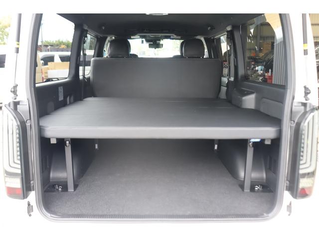 ハイエースバン スーパーGL ダークプライムII ディーゼル2WD T-FORCE アルティメット2テール NC-1/16インチAW ダンロップタイヤ 寒冷地仕様 ベッド シートカバー 7インチナビ ETC PVM デジタルミラー ドラレコ パワスラ(62枚目)