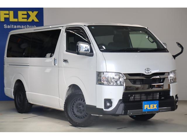 ハイエースバン スーパーGL ダークプライムII ディーゼル2WD T-FORCE アルティメット2テール NC-1/16インチAW ダンロップタイヤ 寒冷地仕様 ベッド シートカバー 7インチナビ ETC PVM デジタルミラー ドラレコ パワスラ(79枚目)