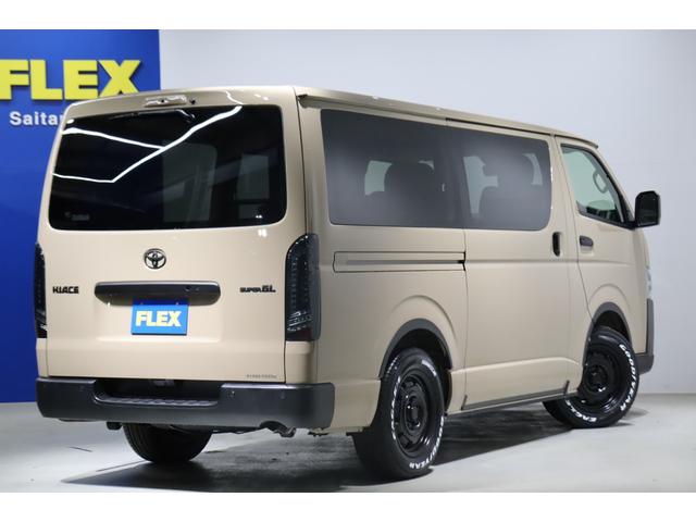 ハイエースバン ロングスーパーGL アースカラーパッケージ BIG-X11インチナビ ブラウンシートカバー/ベットキット パノラミックビューモニター/デジタルインナーミラー 両側パワースライドドア T-Forceフロントエアロ(27枚目)