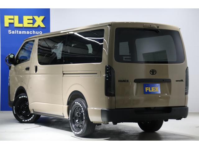 ハイエースバン ロングスーパーGL アースカラーパッケージ BIG-X11インチナビ ブラウンシートカバー/ベットキット パノラミックビューモニター/デジタルインナーミラー 両側パワースライドドア T-Forceフロントエアロ(29枚目)