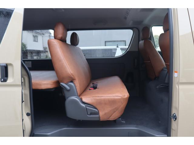 ハイエースバン ロングスーパーGL アースカラーパッケージ BIG-X11インチナビ ブラウンシートカバー/ベットキット パノラミックビューモニター/デジタルインナーミラー 両側パワースライドドア T-Forceフロントエアロ(73枚目)
