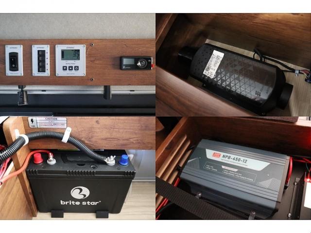 走行充電式サブバッテリー＆ＦＦヒーター搭載！見やすいデジタルメーターも搭載！