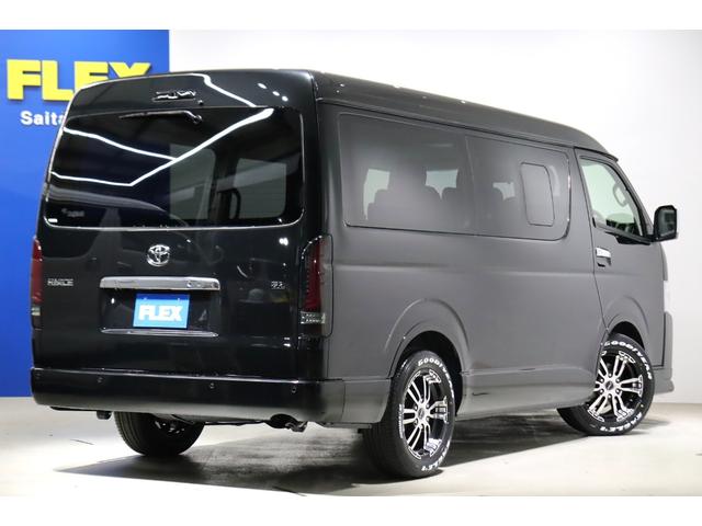 ハイエースワゴン ＧＬ　ロング　内装架装Ｖｅｒ１　フローリング施工　ベットキット　専用テーブル　ＢＩＧＸ１１インチナビ　１０インチフリップダウンモニター　パノラミックビューモニター　デジタルインナーミラー　パワースライドドア（48枚目）