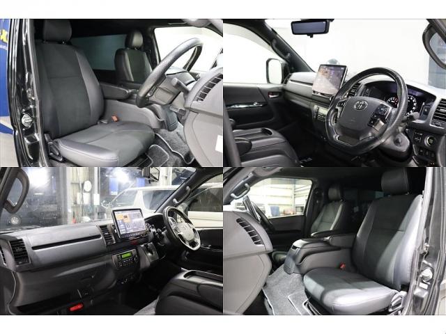 ハイエースバン スーパーＧＬ　ダークプライムＩＩ　令和５年　スーパーＧＬダークプライムＩＩＲｅｎｏｃａ　Ｃｏａｓｔ　Ｌｉｎｅｓ　ＬＥＤ角目フェイス　ＢＩＧＸ１１インチナビ　ＥＴＣ　ベットキット　ＰＶＭ　デジタルインナーミラー　クリアランスソナー（9枚目）