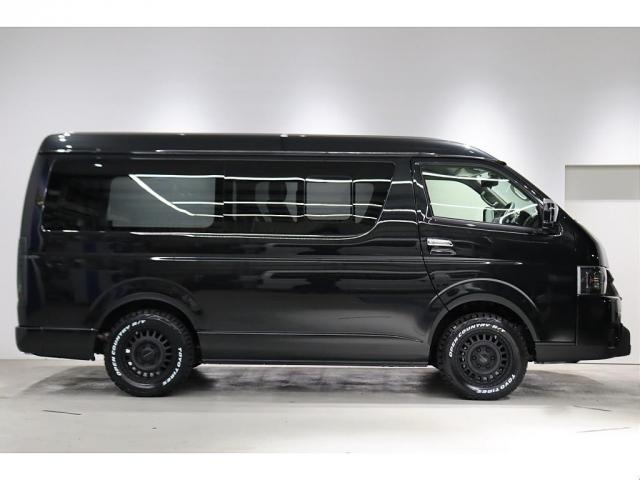 ハイエースワゴン ＧＬ　内装架装Ｖｅｒ１　ガソリン４ＷＤ　Ｔ－ＦＯＲＣＥ　プレステージテール　オープンカントリータイヤ　１６インチＡＷ　ＲｅＣｌａｓｓｉｃグリル　シートカバー　アルパインナビ　１２．８インチモニター　ＨＤＭＩ（16枚目）