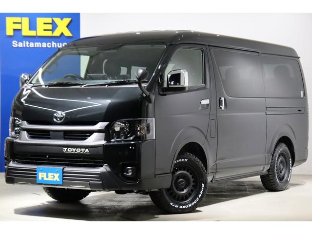 ハイエースワゴン ＧＬ　内装架装Ｖｅｒ１　ガソリン４ＷＤ　Ｔ－ＦＯＲＣＥ　プレステージテール　オープンカントリータイヤ　１６インチＡＷ　ＲｅＣｌａｓｓｉｃグリル　シートカバー　アルパインナビ　１２．８インチモニター　ＨＤＭＩ（21枚目）