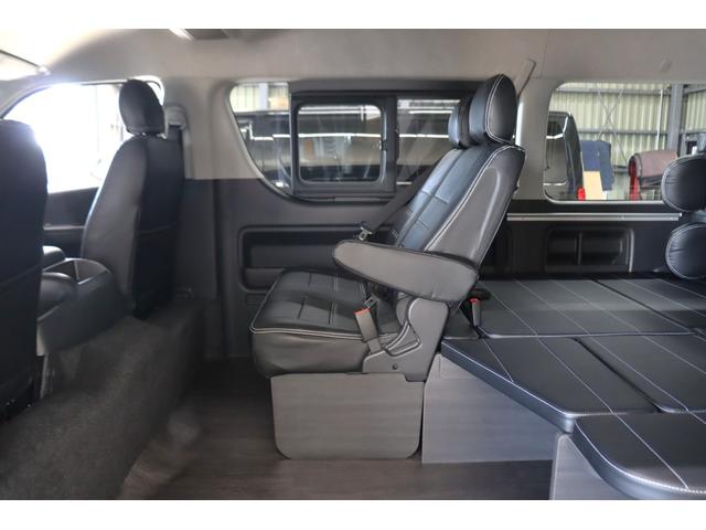 ハイエースワゴン ＧＬ　内装架装Ｖｅｒ１　ガソリン４ＷＤ　Ｔ－ＦＯＲＣＥ　プレステージテール　オープンカントリータイヤ　１６インチＡＷ　ＲｅＣｌａｓｓｉｃグリル　シートカバー　アルパインナビ　１２．８インチモニター　ＨＤＭＩ（70枚目）