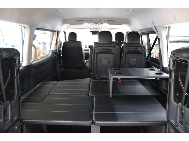 ハイエースワゴン ＧＬ　内装架装Ｖｅｒ１　ガソリン４ＷＤ　Ｔ－ＦＯＲＣＥ　プレステージテール　オープンカントリータイヤ　１６インチＡＷ　ＲｅＣｌａｓｓｉｃグリル　シートカバー　アルパインナビ　１２．８インチモニター　ＨＤＭＩ（80枚目）
