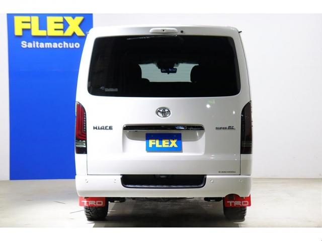 ハイエースバン フロア施工 デジタルインナーミラー パノラミックビューモニター パワースライドドア クリアランスソナー 7インチナビETC 16インチアルミホイル LEDテールランプ ルーフスピーカー ダウンライト(13枚目)