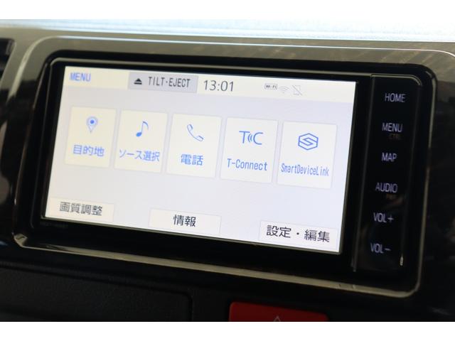 ハイエースバン フロア施工 デジタルインナーミラー パノラミックビューモニター パワースライドドア クリアランスソナー 7インチナビETC 16インチアルミホイル LEDテールランプ ルーフスピーカー ダウンライト(54枚目)