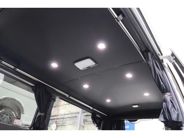 ハイエースバン フロア施工 デジタルインナーミラー パノラミックビューモニター パワースライドドア クリアランスソナー 7インチナビETC 16インチアルミホイル LEDテールランプ ルーフスピーカー ダウンライト(67枚目)