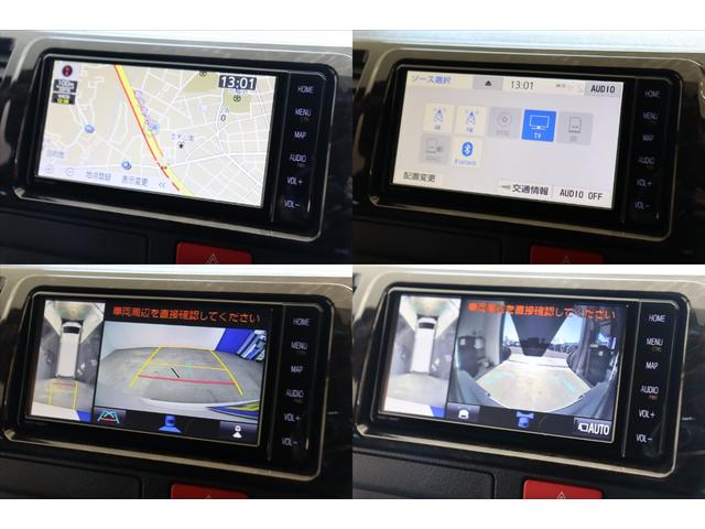 ハイエースバン フロア施工 デジタルインナーミラー パノラミックビューモニター パワースライドドア クリアランスソナー 7インチナビETC 16インチアルミホイル LEDテールランプ ルーフスピーカー ダウンライト(76枚目)