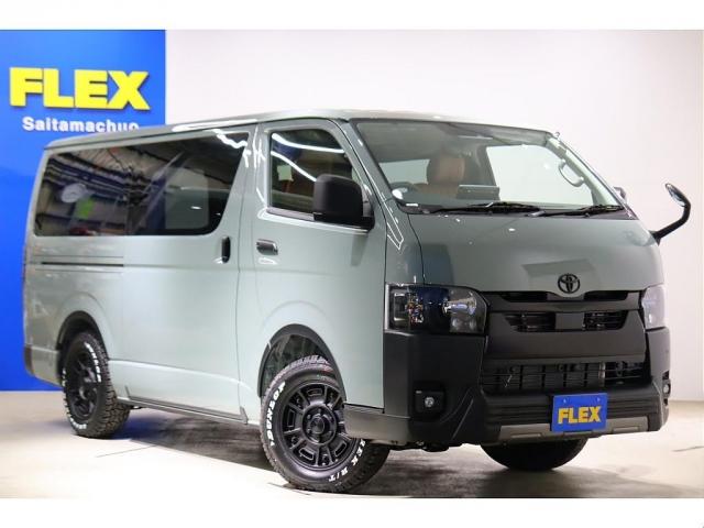 ハイエースバン ロングスーパーＧＬ　アースカラーパッケージ　ディーゼル４ＷＤ　ブラックエディション　ＢＩＧＸ１１インチナビＥＴＣ　ＨＤＭＩ端子　ルーフスピーカー　ブラウンベッドキット　シートカバー　ＬＥＤテールランプ　１６インチアルミ（15枚目）