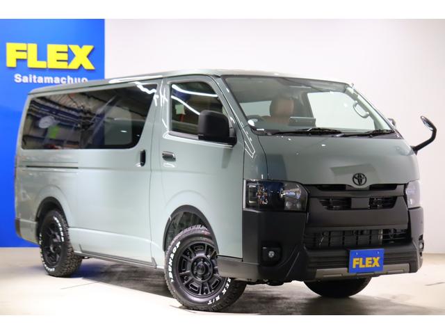 ハイエースバン ロングスーパーＧＬ　アースカラーパッケージ　ディーゼル４ＷＤ　ブラックエディション　ＢＩＧＸ１１インチナビＥＴＣ　ＨＤＭＩ端子　ルーフスピーカー　ブラウンベッドキット　シートカバー　ＬＥＤテールランプ　１６インチアルミ（23枚目）