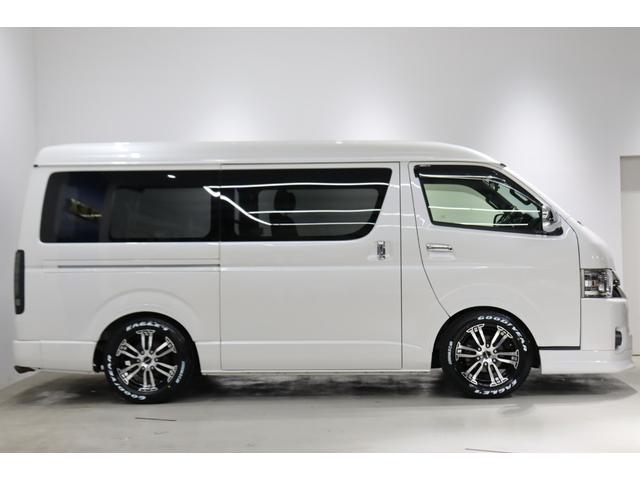 ハイエースバン スーパーＧＬ　ダークプライムＩＩワイド　ロングボディ　ＢＩＧ－Ｘ１１インチ　両側自動ドア　トヨタセーフティー　ＦＬＥＸフロントエアロ／オーバーフェンダー　１．５インチローダウン　ＤＥＬＦ０２　１７インチＡＷ／ナスカータイヤ　アルティメット２ＬＥＤテール（21枚目）