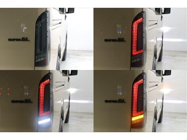 ハイエースバン ロングスーパーGL アースカラーパッケージ ブラックエディション仕様/オフロードパッケージ BIG-X11インチナビ 高さ調整式ベットキット フロントエアロ オーバーフェンダー LEDテール NT-1アルミ ダンロップ(19枚目)