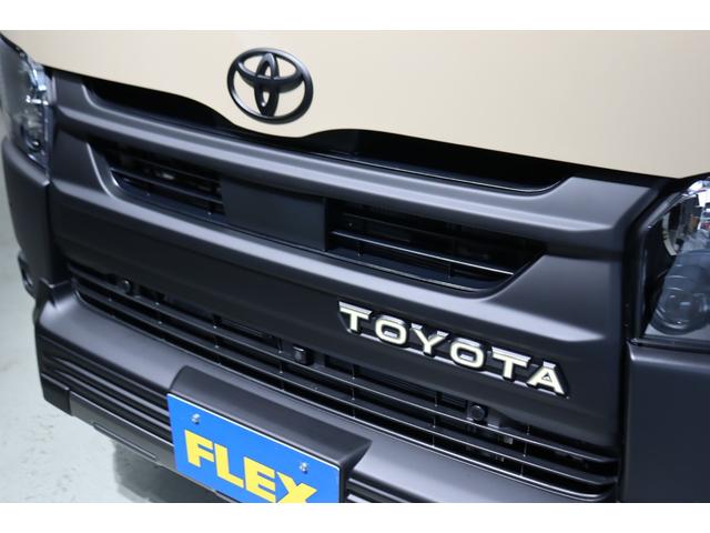 ハイエースバン ロングスーパーGL アースカラーパッケージ ブラックエディション仕様/オフロードパッケージ BIG-X11インチナビ 高さ調整式ベットキット フロントエアロ オーバーフェンダー LEDテール NT-1アルミ ダンロップ(28枚目)