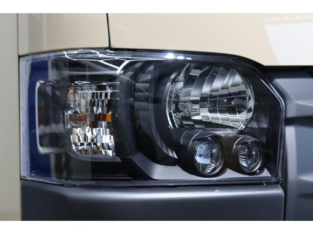 ハイエースバン ロングスーパーGL アースカラーパッケージ ブラックエディション仕様/オフロードパッケージ BIG-X11インチナビ 高さ調整式ベットキット フロントエアロ オーバーフェンダー LEDテール NT-1アルミ ダンロップ(29枚目)