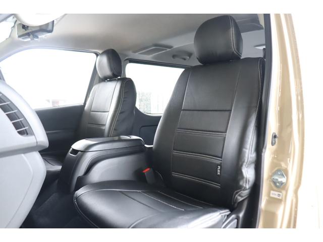 ハイエースバン ロングスーパーGL アースカラーパッケージ ブラックエディション仕様/オフロードパッケージ BIG-X11インチナビ 高さ調整式ベットキット フロントエアロ オーバーフェンダー LEDテール NT-1アルミ ダンロップ(57枚目)