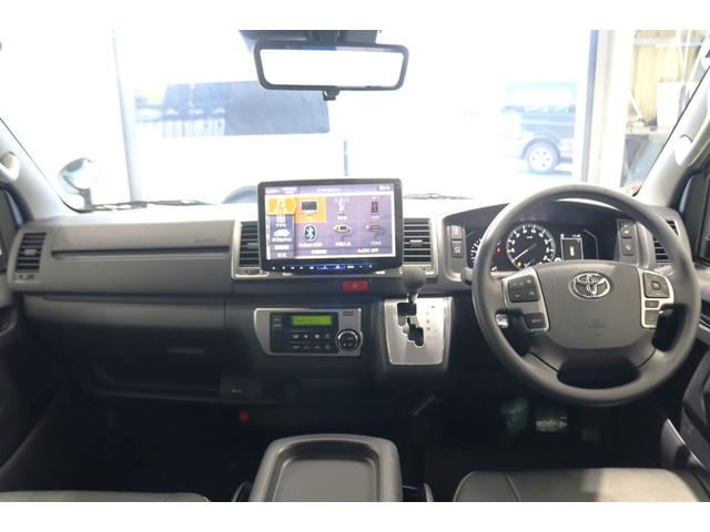 ハイエースバン ロングスーパーＧＬ　アースカラーパッケージ　ブラックエディション　ＢＩＧＸ１１インチナビ　ＥＴＣ２．０　ＨＤＭＩ端子　シートカバー　ベッドキット　パワースライドドア　パノラミックビューモニター　デジタルインナーミラー（40枚目）