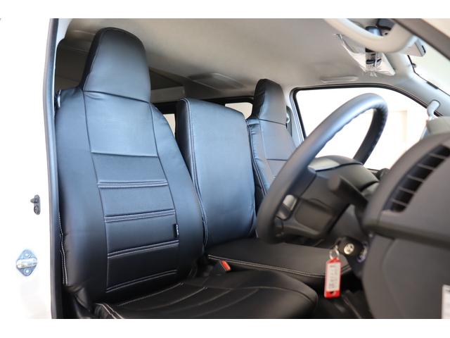 ハイエースバン ロングＤＸ　新車　ＤＸ　ガソリン２ＷＤ　丸目　Ｒｅグリル　Ｔ－ＦＯＲＣＥ　ＮＣ－１／１６インチＡＷ　ダンロップ　オーバーフェンダー　クラシックテール　アルパインナビ　ＨＤＭＩ　ベッド　シートカバー　デジタルミラー（33枚目）