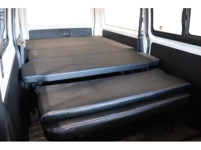 ハイエースバン ロングＤＸ　新車　ＤＸ　ガソリン２ＷＤ　丸目　Ｒｅグリル　Ｔ－ＦＯＲＣＥ　ＮＣ－１／１６インチＡＷ　ダンロップ　オーバーフェンダー　クラシックテール　アルパインナビ　ＨＤＭＩ　ベッド　シートカバー　デジタルミラー（44枚目）