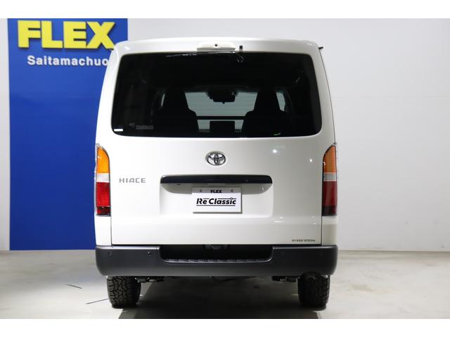 ハイエースバン ロングＤＸ　新車　ＤＸ　ガソリン２ＷＤ　丸目　Ｒｅグリル　Ｔ－ＦＯＲＣＥ　ＮＣ－１／１６インチＡＷ　ダンロップ　オーバーフェンダー　クラシックテール　アルパインナビ　ＨＤＭＩ　ベッド　シートカバー　デジタルミラー（57枚目）