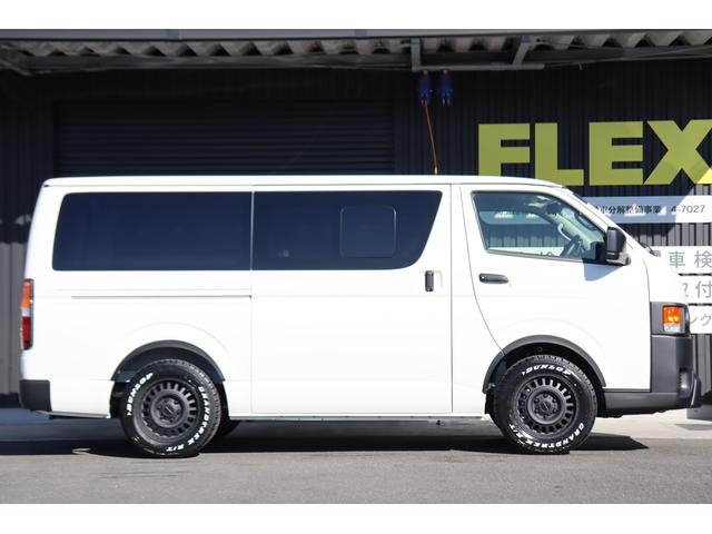 ハイエースバン ロングＤＸ　新車　ＤＸ　ガソリン２ＷＤ　丸目　Ｒｅグリル　Ｔ－ＦＯＲＣＥ　ＮＣ－１／１６インチＡＷ　ダンロップ　オーバーフェンダー　クラシックテール　アルパインナビ　ＨＤＭＩ　ベッド　シートカバー　デジタルミラー（59枚目）