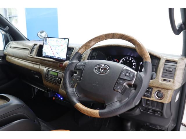 ハイエースバン スーパーＧＬ　ダークプライムＩＩ　ブラックエディション仕様　ブラウン内装　１０インチフルセグナビ　ＥＴＣ　１０インチフリップダウンモニター　パノラミックビューモニター　社外デジタルミラー　インテリジェントクリアランスソナー（58枚目）