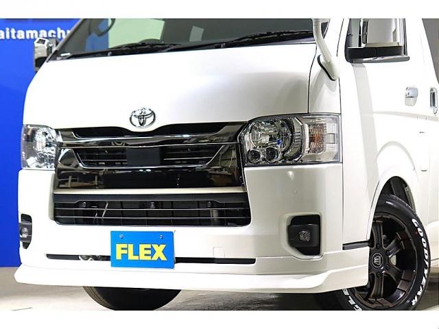 ハイエースバン スーパーＧＬ　ダークプライムＩＩ　ＦＬＥＸオリジナルカスタム　パノラミックビューモニター　両側パワースライドドア　インテリジェントクリアランスソナー　カロッツェリア７インチフルセグナビ　ＥＴＣ２．０　ＨＤＭＩ端子　１７インチアルミ（13枚目）