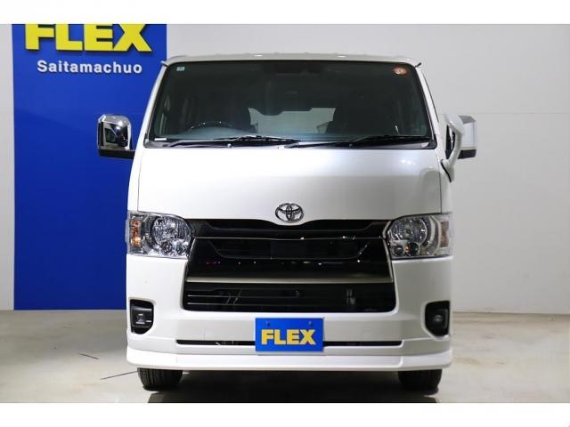 ハイエースバン スーパーＧＬ　ダークプライムＩＩ　ＦＬＥＸオリジナルカスタム　パノラミックビューモニター　両側パワースライドドア　インテリジェントクリアランスソナー　カロッツェリア７インチフルセグナビ　ＥＴＣ２．０　ＨＤＭＩ端子　１７インチアルミ（14枚目）