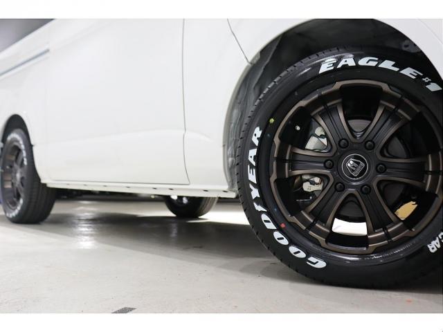 ハイエースバン スーパーＧＬ　ダークプライムＩＩ　ＦＬＥＸオリジナルカスタム　パノラミックビューモニター　両側パワースライドドア　インテリジェントクリアランスソナー　カロッツェリア７インチフルセグナビ　ＥＴＣ２．０　ＨＤＭＩ端子　１７インチアルミ（20枚目）