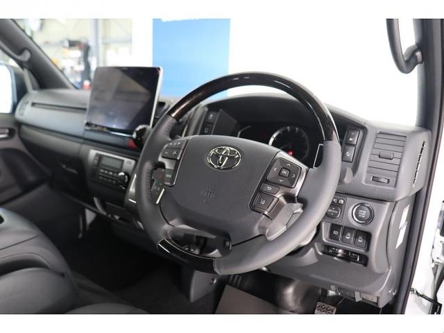 ハイエースバン スーパーＧＬ　ダークプライムＩＩ　ＦＬＥＸオリジナルカスタム　アルパインＢＩＧＸ１１メカレスナビ　ＥＴＣ２．０　ＨＤＭＩ端子　　パノラミックビューモニター　両側パワースライドドア　インテリジェントクリアランスソナー　　１７インチアルミ（9枚目）