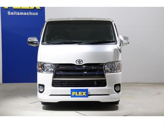 ハイエースバン スーパーＧＬ　ダークプライム　両側自動ドア　ベットキット　フルセグナビ／フリップダウンモニター　ローダウン　新品１７インチＡＷ／ナスカータイヤ　シートカバー　ＬＥＤヘッドライト　プッシュスタート／スマートキー　ステアリングスイッチ（10枚目）