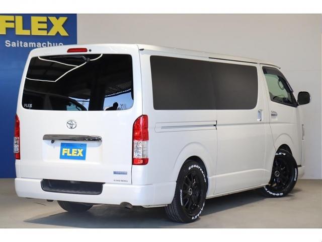 ハイエースバン スーパーＧＬ　ダークプライム　両側自動ドア　ベットキット　フルセグナビ／フリップダウンモニター　ローダウン　新品１７インチＡＷ／ナスカータイヤ　シートカバー　ＬＥＤヘッドライト　プッシュスタート／スマートキー　ステアリングスイッチ（14枚目）