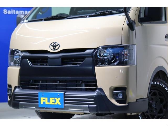 ハイエースバン ロングスーパーＧＬ　ガソリン２ＷＤ　アースカラー　ベージュ　ブラックエディション　バンパー同色　ＮＴ－１　１６インチＡＷ　クラシックＬＥＤテール　オーバーフェンダー　シートカバー　ベッド　パノラミックビューモニター（13枚目）